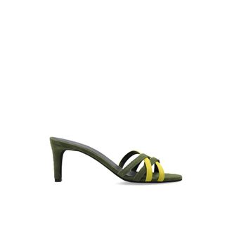 Furla Essential Heeled Mules - Dames - Muiltjes - Groen - 38 EU - Su&egrave;de - Schoenen