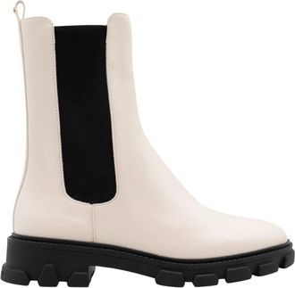 Michael Kors Ridley Chelsea Boots - Dames - Chelseaboots - Wit - 35 1/2 EU - Polyester - Schoenen