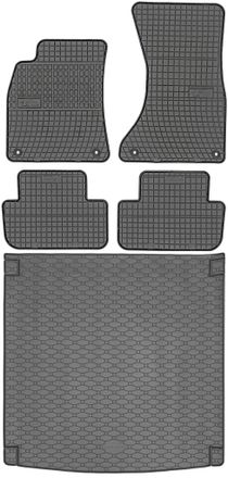 OEM Audi A4 B8 Avant / Kombi De 04.2008 A 10.2015 Set - Alfombrillas De Goma Para Coche + Alfombrilla Para Maletero