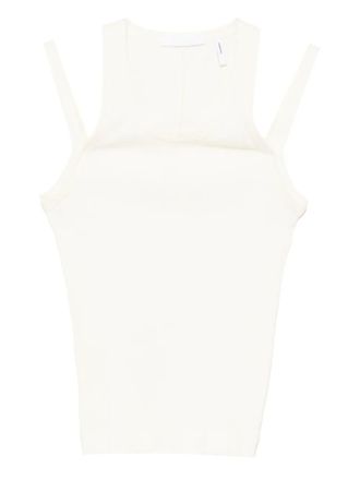 Helmut Lang ribbed tank top - Neutrals