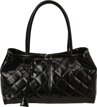 Generic Womens PU Leather Shoulder Bag with Strap Large Capacity Crossbody Bag for Daily Shopping Travel