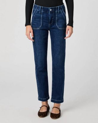 Paige Mayslie Straight Ankle Jean In Dresden