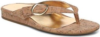 Vionic Grove Flip Flop in Gold Cork at Nordstrom, Size 7.5