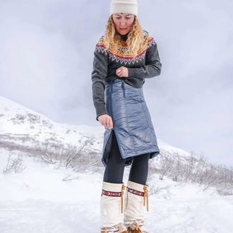 Skhoop Womens Mary Mid Down Skirt In Navy