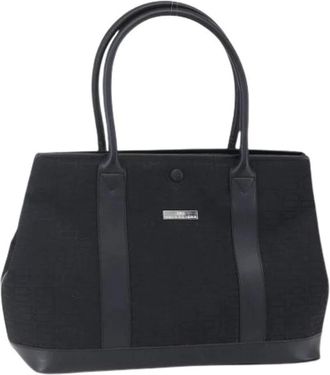 Balenciaga Pre-owned Canvas Tote Bag - Dames - Vintage Shopper - Zwart - ONE Size - Vintage