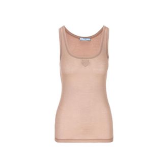 Prada Sleeveless Logo Top