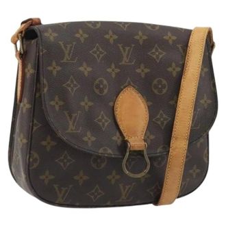Louis Vuitton Pre-owned Saint Cloud Schoudertas - Dames - Pre-owned - Bruin - Maat: ONE Size Leer