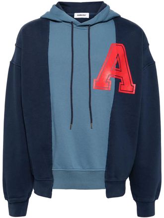 AMBUSH cotton hooded sweatshirt - Blue