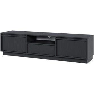 Selsey Selsey - evo - Mobile tv 3 ante con 3 cassetti - grafite nero - 154 cm