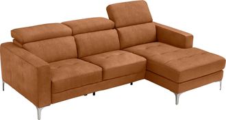 Egoitaliano Ecksofa »Matt, erstklassiger Sitzkomfort, aufwendige Detailverarbeitung, L-Form« mit verstellbaren Kopfteilen zum Relaxen