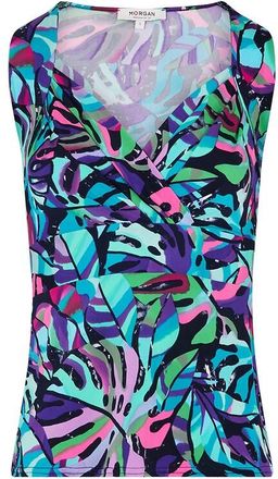 Morgan Bedrukt T-shirt zonder mouwen