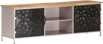 vidaXL Tv Cabinet 120x30x40 cm Rough Mango Wood Vidaxl