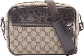 Gucci Pre-owned Gucci GG Supreme Crossbody Unisex KWYL8IK0GS6BAOVE