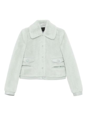Patrizia Pepe shirt-collar pocket jacket - Green