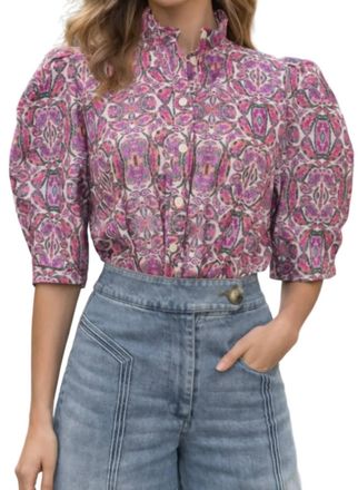 Fate Isabel Blouse In Purple