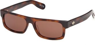 adidas OR0145 52E Mens Sunglasses Tortoiseshell Size 55
