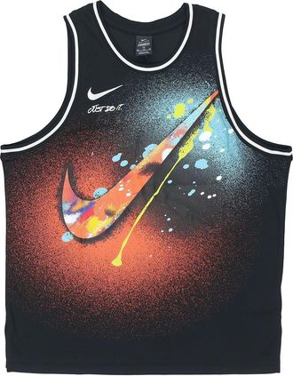 Nike Mens 2021 Summer New Colorful Logo Top Sleeveless T-shirt Multicolor DJ5217-010