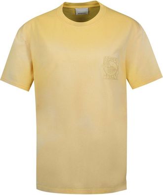 Isabel Marant Unisex Honore T-Shirt Yellow Cotton