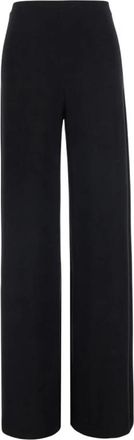 Norma Kamali Bias Pant - Dames - Wijde Broeken - Zwart - M - Polyester - Broeken