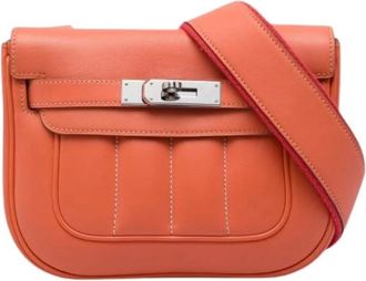 Herm&egrave;s Borsa a spalla Pre-owned Berline - - Pre-owned - Donna - Arancione - ONE SIZE
