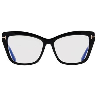 Tom Ford Blue Light Block Cat Eye Ladies Eyeglasses FT5826-B 001 55