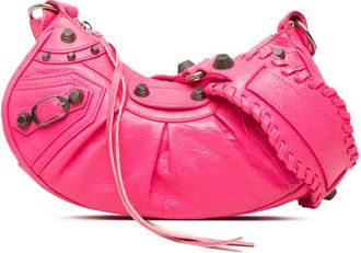 Balenciaga Pre-owned Balenciaga Lambskin Motocross Le Cagole XS Crossbody Ladies EZOAJYA45EH0GDEH