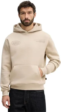 Alpha Industries Uomo, Felpe, Beige, M, new