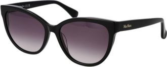Max Mara Black Acetate Womens Sunglasses