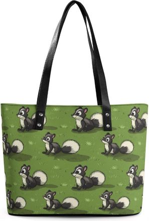 Generic Cute Skunks Tote Bags for Women Cute Shoulder Purses Handbags