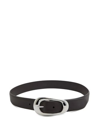 Anderson's narrow oval-buckle belt - Nero
