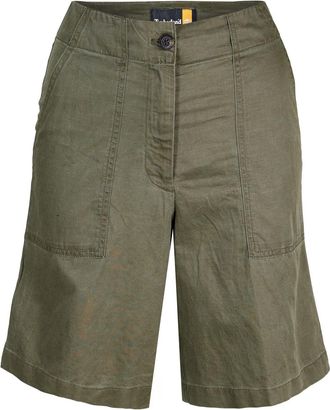 Timberland Dames Citadel Linnen Korte Broek (Bladgroen)