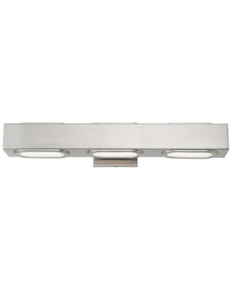 Livex Lighting Livex Kimball 3 Lt Brushed Nickel Ada Bath Vanity