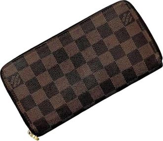 Louis Vuitton Pre-owned Canvas Portemonnee - unisex - Vintage Accessoires - Bruin - ONE Size - Vintage