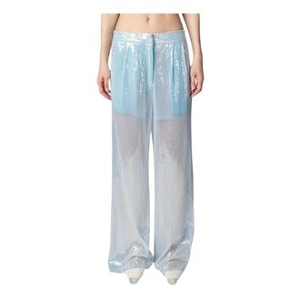 Twentyfourhaitch Wide Trousers, female, Blue, Size: 2XS Arizona Wide Trousers