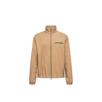 Moncler Moncler Fourioun Cotton Blend Short Jacket, Men, Beige, Size: 1