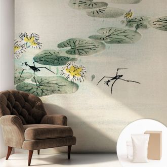 Tulup Carta Da Parati Facile Da Installare - Vlies Per Arredamento Interno - Per Pareti - Stile Moderno - Con Colla Gratuita Acqua Calma 250x250 Cm