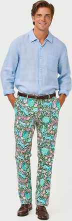 Lilly Pulitzer Mens Stuff 34 Mizner Stretch Pant