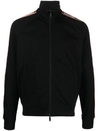 Dsquared2 Sweater met geborduurd logo - Zwart