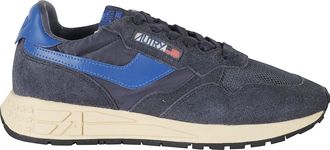 Autry Blue Reelwind Low Embossed Logo Nylon Sneakers
