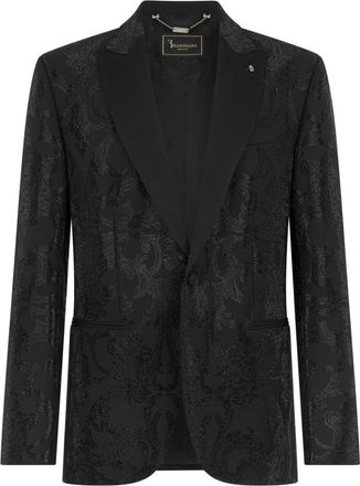 Billionaire Boys Club Heren, Jassen, Zwart, Maat: 4XL Brokaat