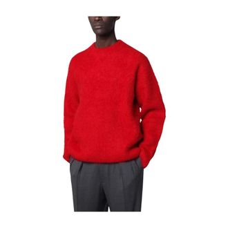 S&eacute;fr Haru Sweater - Heren - Truien - Rood - Maat: M Nylon