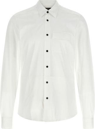 Kiton White Cotton Mens Blouse