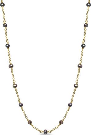 Jewelmak 14K Peacock Pearl & Pearl Necklace