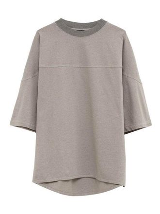 Jacquemus Grey Atelier T-Shirt In Cotton With Print