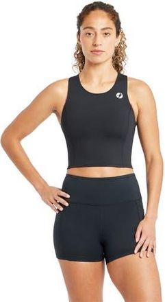 Oiselle Perfect Crop Tank Top - Womens in Black at Nordstrom, Size X-Small