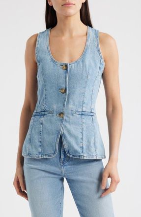 Madewell Denim Vest in Edmonson Wash at Nordstrom, Size 00