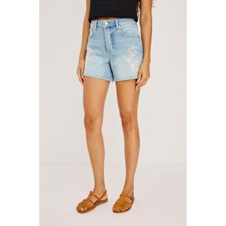 Rails Mesa Embroidered Denim Shorts in Lelani Embroidered at Nordstrom, Size 32