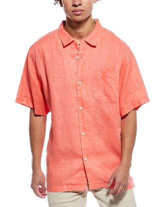 Tommy Bahama Linen Sea Glass Camp Woven Shirt