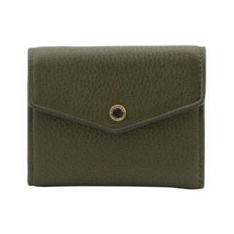Pourchet Medium Portemonnee - Dames - Accessoires - Groen - Maat: ONE Size Leer