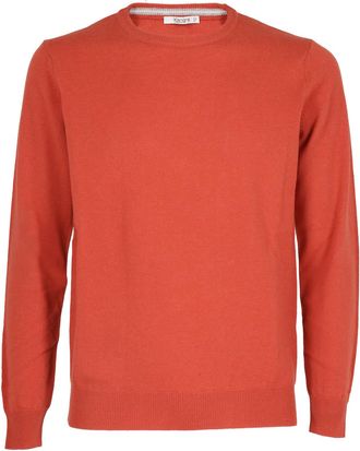 KANGRA Pomegranate Single-Thread Wool Sweater